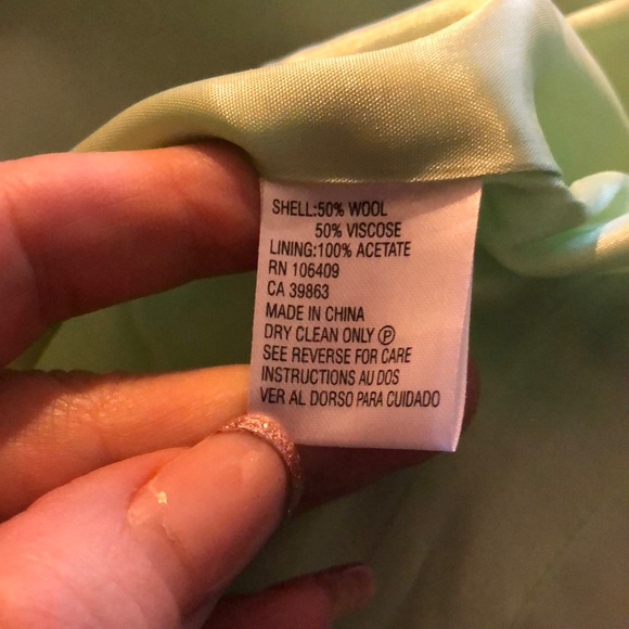 Tahari Arthur S. Levine Checker Wool Coat - Picture 14 of 14